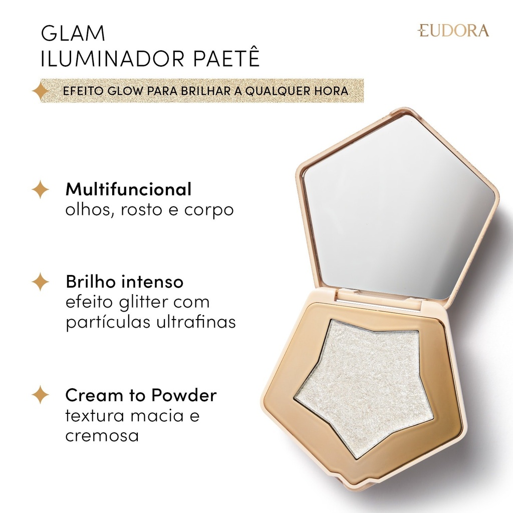 Iluminador Multifuncional Glam Paetê 5g