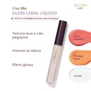 Gloss Labial Pêssego Flash Eudora Make Kiss Me 5,2ml