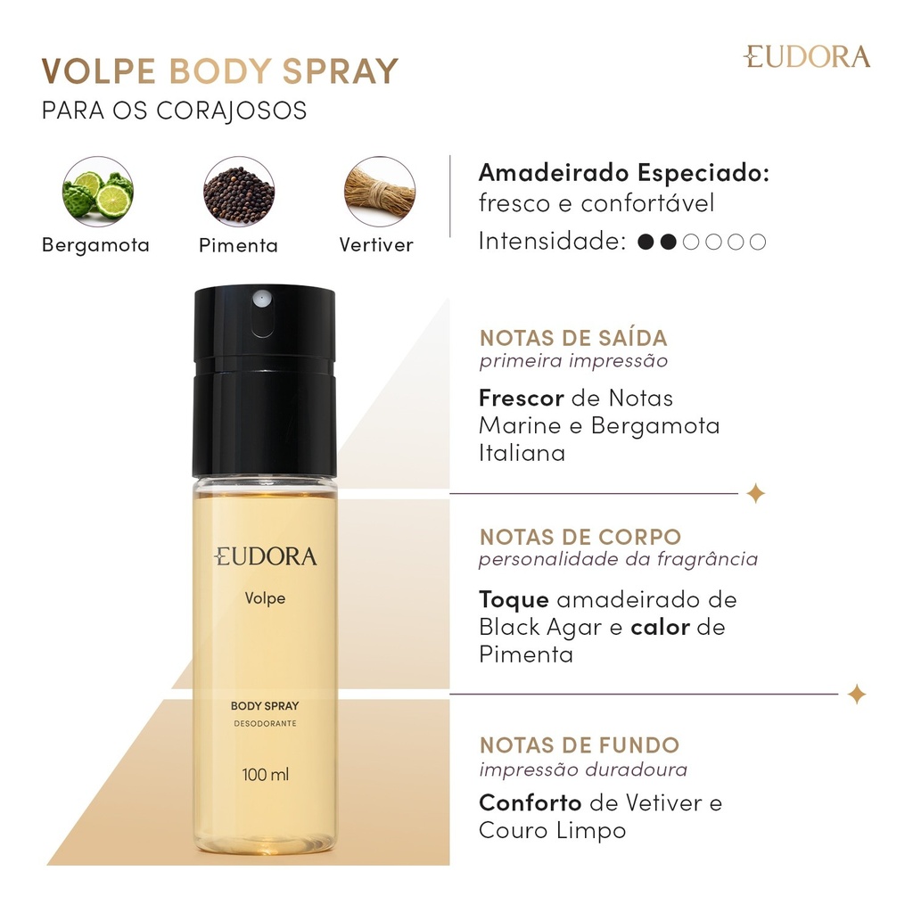 Body Spray Volpe 100ml