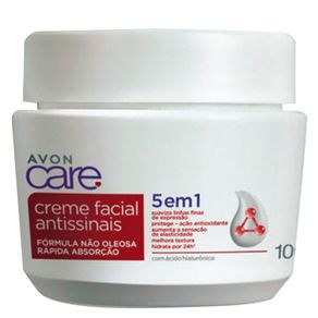 Creme Facial Care 5 em 1 Antissinais 100g