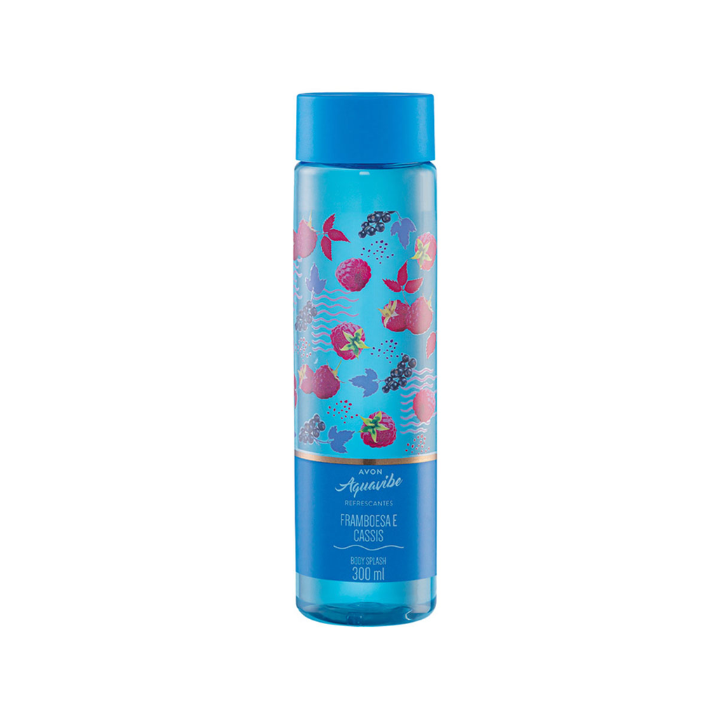 Body Splash Aquavibe Framboesa e Cassis 300ml