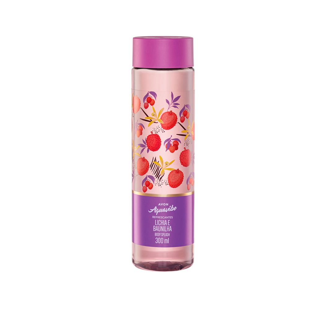 Body Splash Aquavibe Lichia e Baunilha 300ml