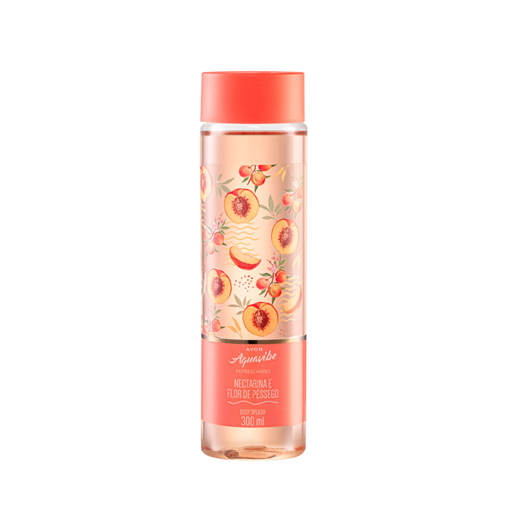 Body Splash Aquavibe Nectarina e Flor de Pêssego 300ml