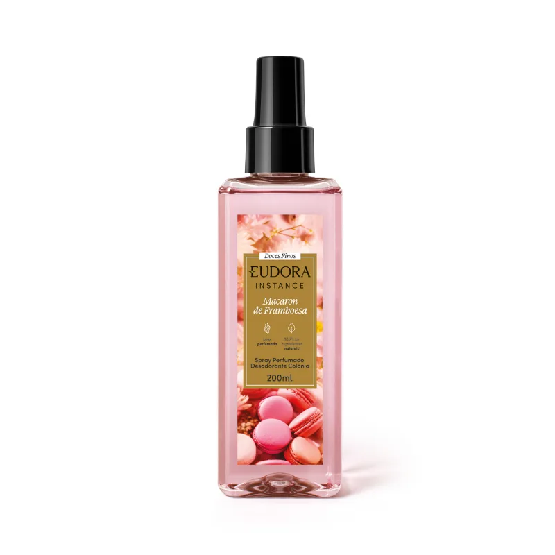 Body Splash Instance Macaron de Framboesa 200ml