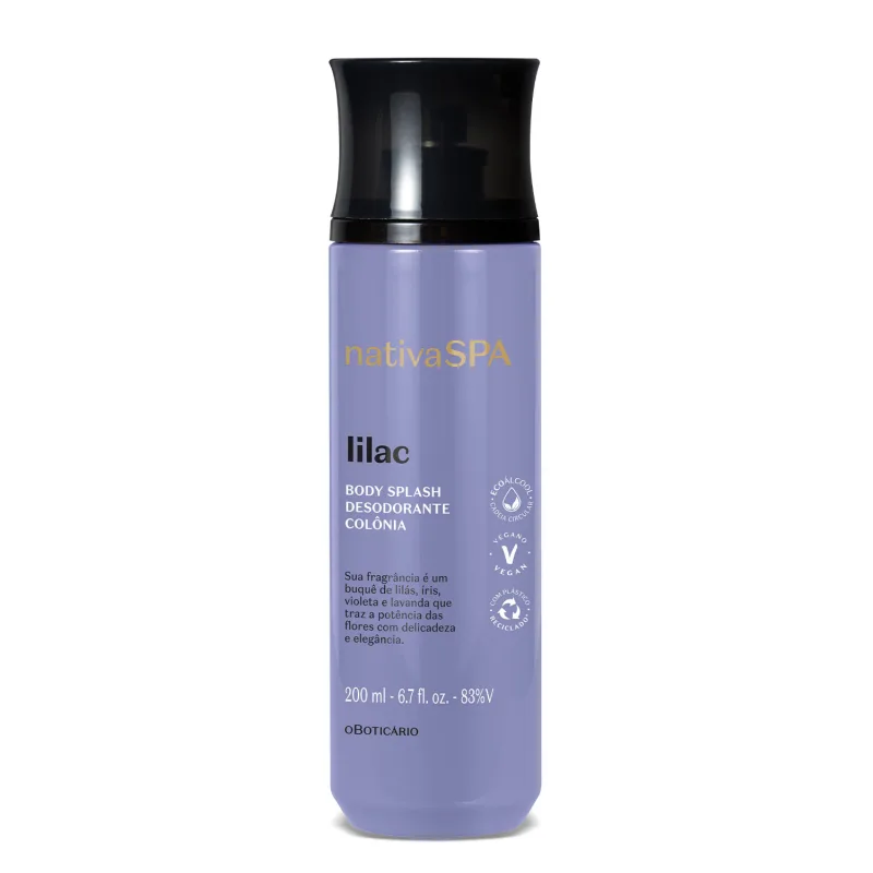 Body Splash Nativa SPA Lilac 200ml