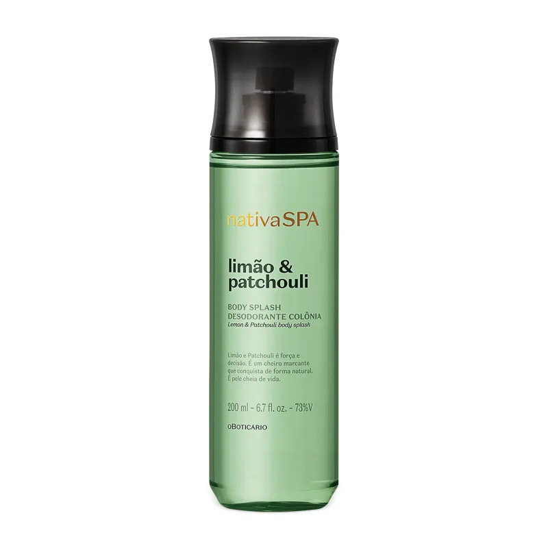 Body Splash Nativa SPA Limão & Patchouli 200ml