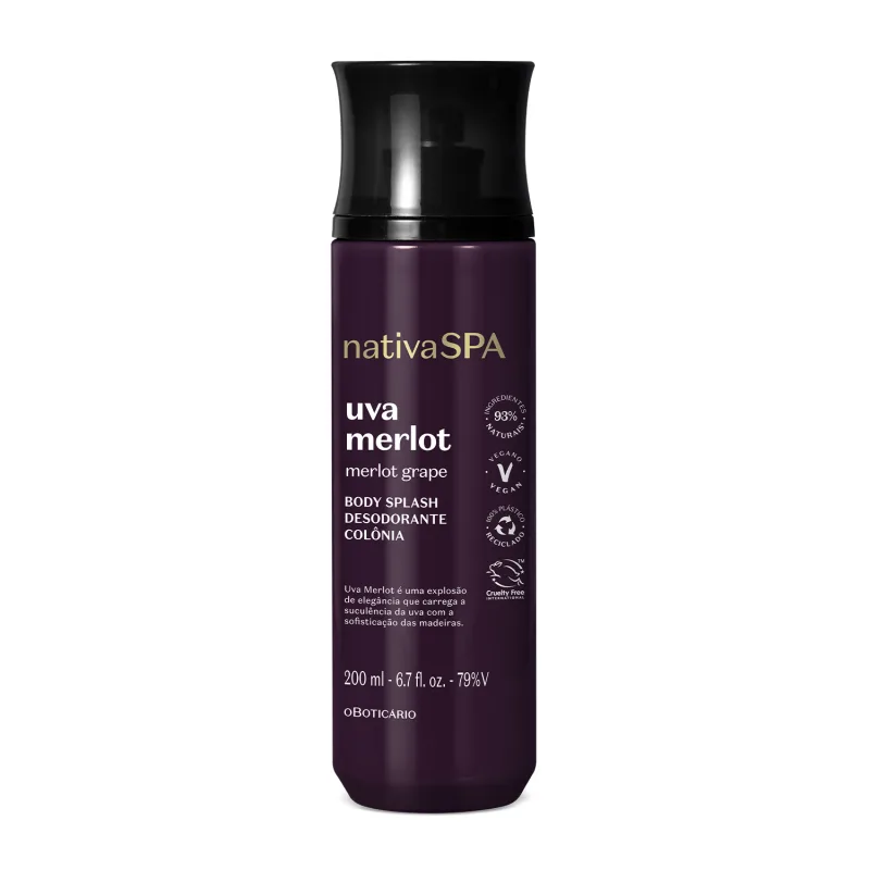 Body Splash Nativa SPA Uva Merlot 200ml