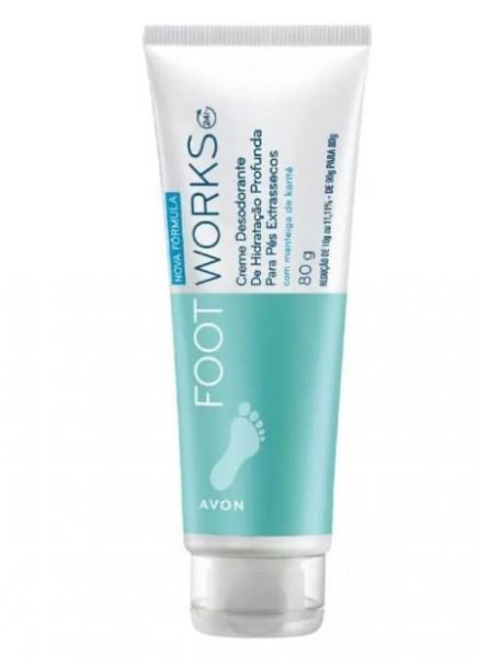 Creme de Hidratação Profunda para os Pés Extrassecos Foot Works 80g