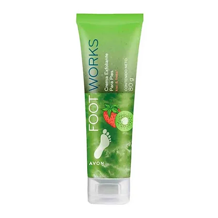 Creme Esfoliante para os Pés Foot Works com Kiwi e Morango 80g