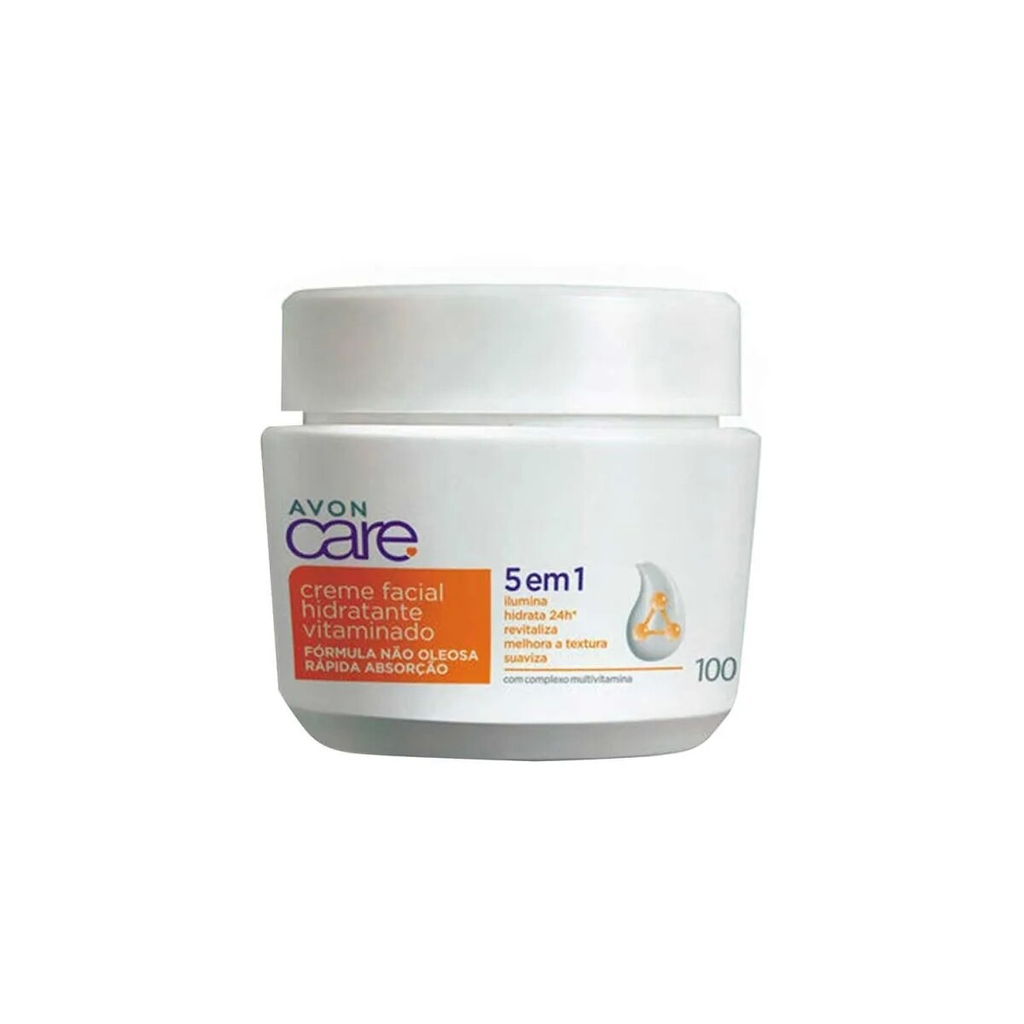 Creme Facial Care 5 em 1 Hidratante Vitaminado 100g