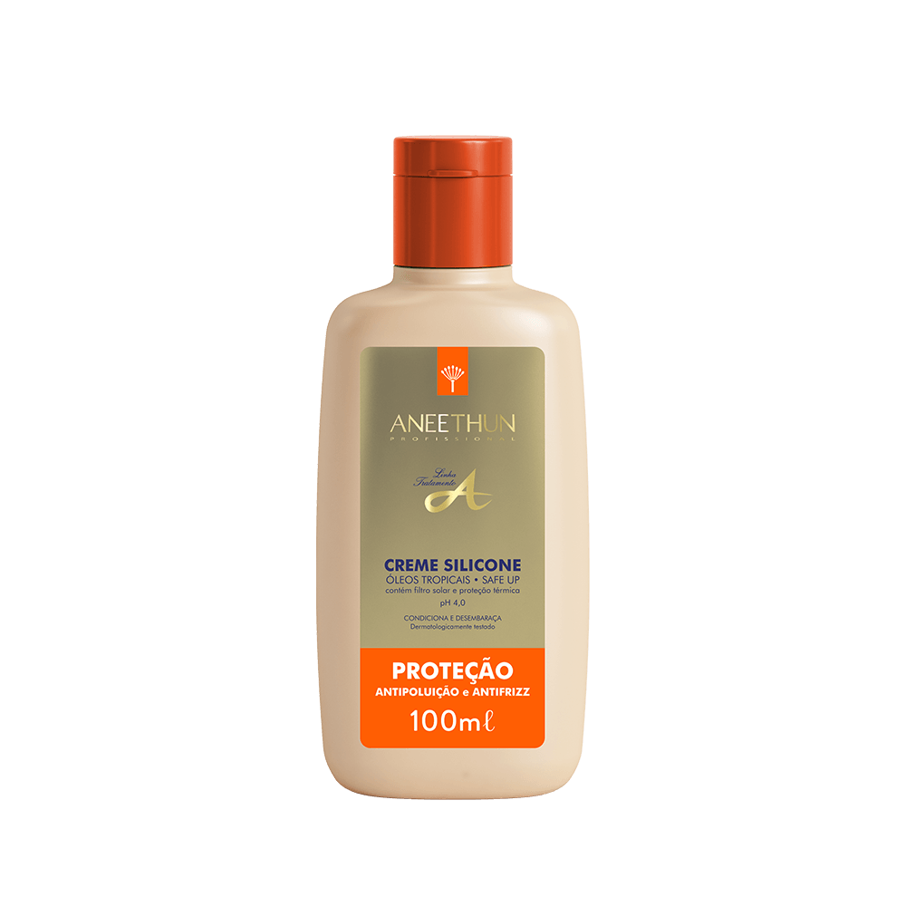 Creme Silicone Proteção Antipoluição e Antifrizz 100ml