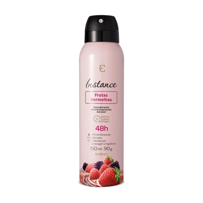 Desodorante Aerosol Instance Frutas Vermelhas 90g