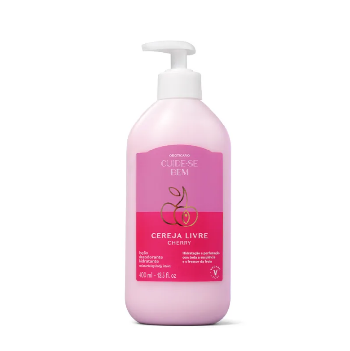 Hidratante Cuide-se Bem Cereja Livre 400ml