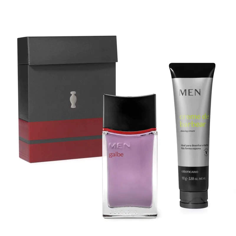 Kit Men Galbe com Colônia 100ml + Creme de Barbear 110g