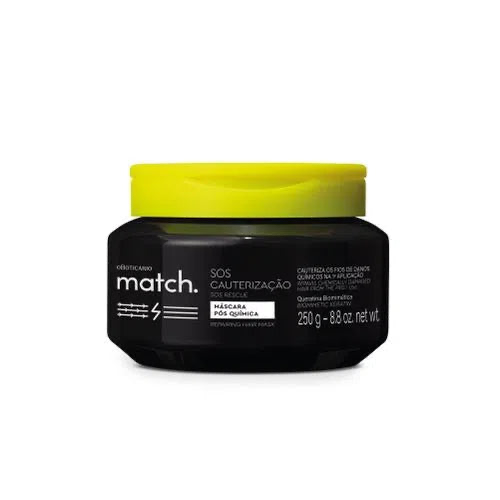 Máscara Pós Química Match SOS Cauterização 250ml