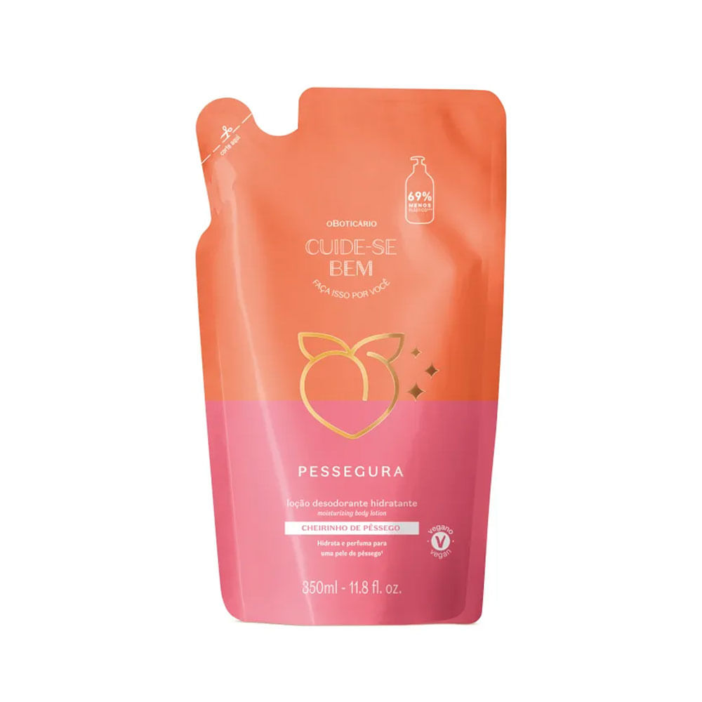 Refil Hidratante Cuide-se Bem Pessegura 350ml