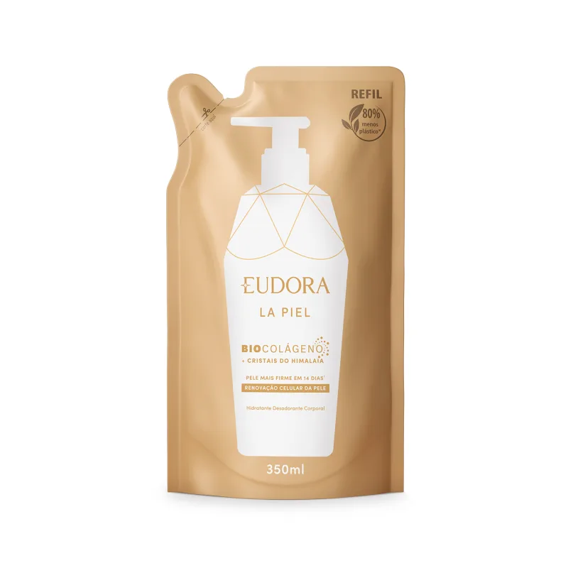 Refil Hidratante eudora La Piel  Cristais do Himalaia 400ml