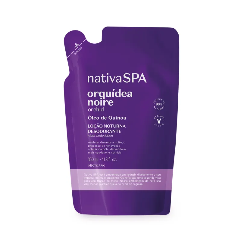 Refil Hidratante Nativa SPA Orquídea Noire 350ml