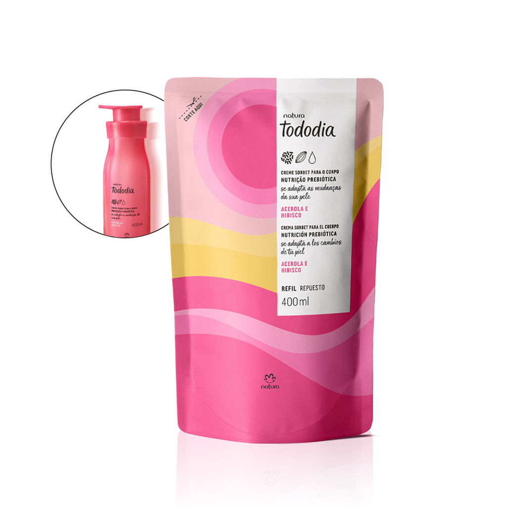 Refil Hidratante Tododia Acerola e Hibisco 400ml