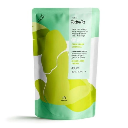 Refil Hidratante Tododia Capim Limão e Hortelã 400ml