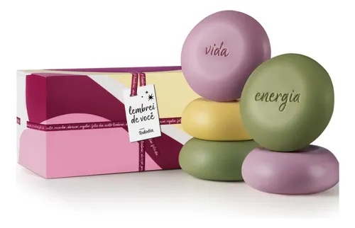 Sabonete em Barra Tododia Sortido Lembrei de Você com 5 un. de 90g cada