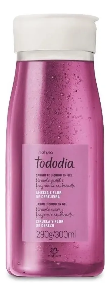Sabonete Líquido em Gel Tododia Ameixa e Flor de Cerejeira 300ml
