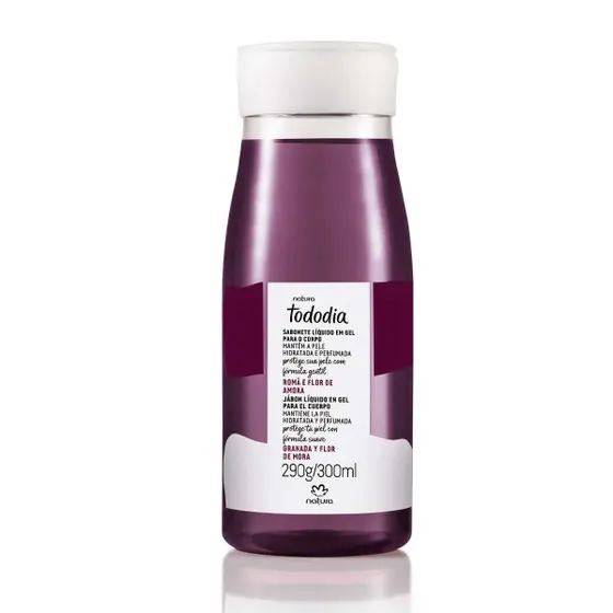 Sabonete Líquido em Gel Tododia Romã e Flor de Amora 300ml