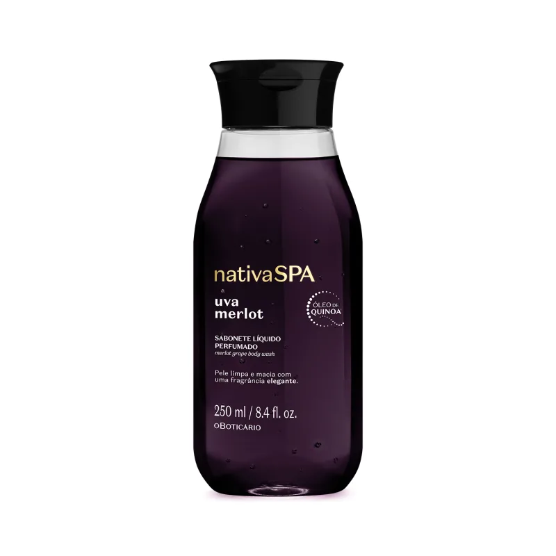 Sabonete Líquido Nativa SPA Uva Merlot 250ml