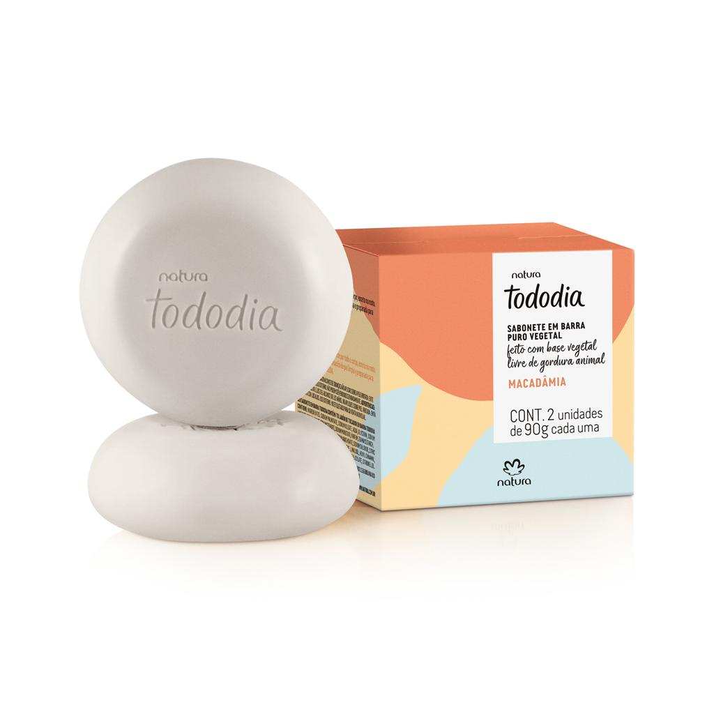 Sabonete Tododia Macadâmia 2 unid de 90g cada