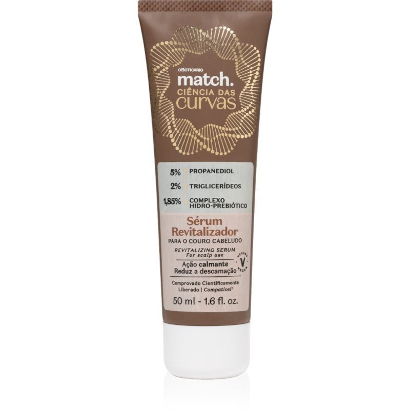 Sérum Revitalizador Match Ação Calmante Reduz a Descamação 50ml