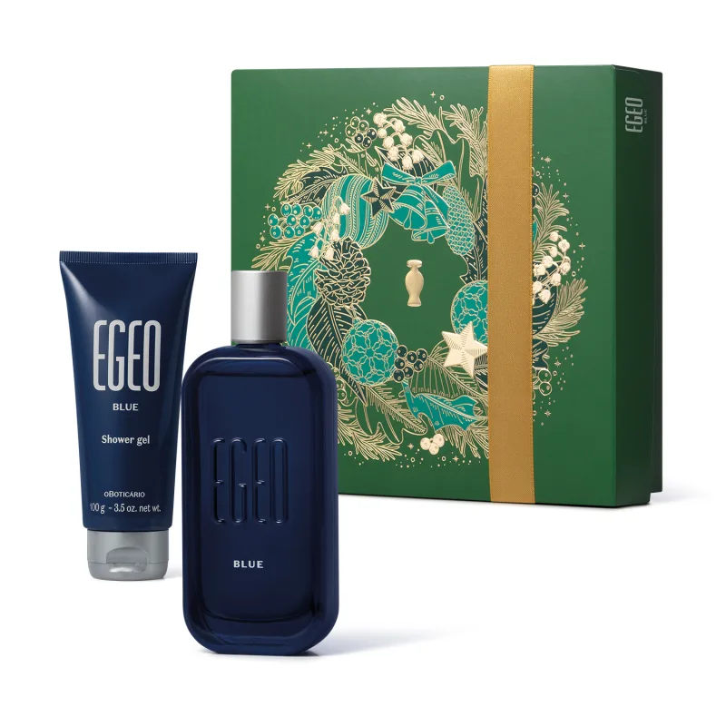 Kit Egeo Blue Colônia 90ml + Shower Gel 100g