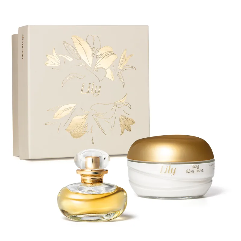 Kit Lily Eau de Parfum 30ml + Hidratante 250g