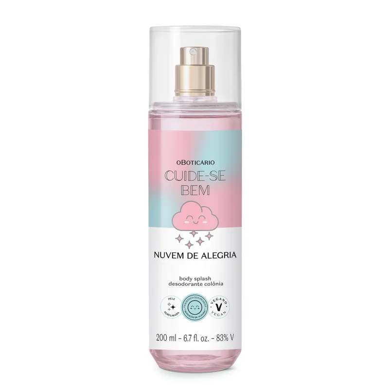 Body Splash Cuide-se Bem Nuvem de Alegria 200 ml