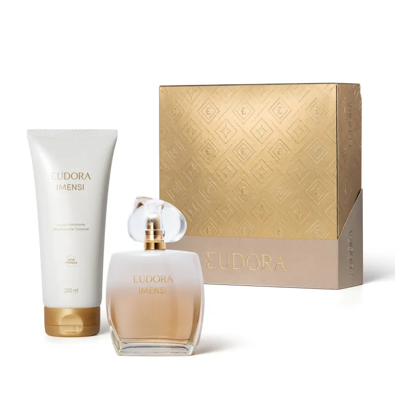 Kit Eudora Imensi Colônia 100ml + Hidratante 200ml