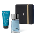 Kit Clash Colônia 100ml + Creme Pré e Pós Barba 150g