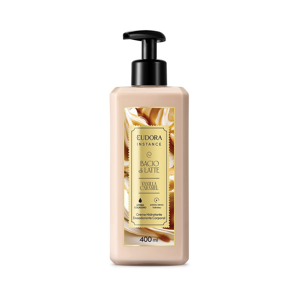 Hidratante Corporal Instance Bacio Di Latte Vanilla Caramel 400ml