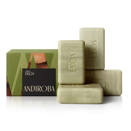 Sabonete em Barra Cremoso Ekos Andiroba com 4 unid 100g cada