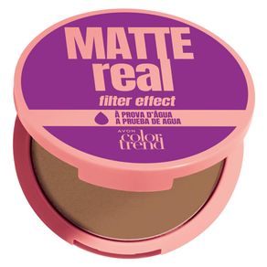Pó Compacto Facial Matte Real Color Trend 7g - 412 Q