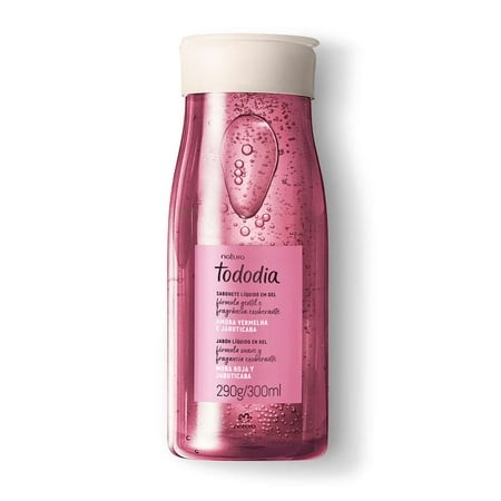 Sabonete Líquido em Gel Tododia Amora Vermelha e Jabuticaba 300 ml